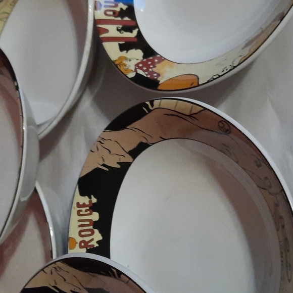 VTG:#8 SangoMoulin Rouge Salad bowl - Picture 10 of 16